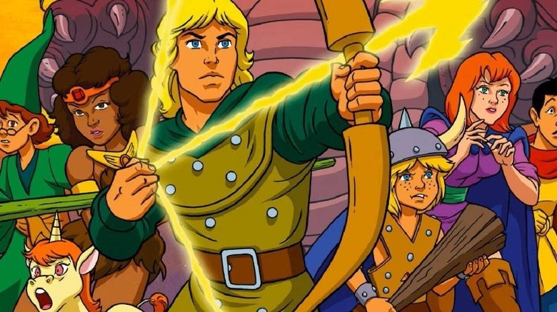 A still from the Dungeons & Dragons animated series
