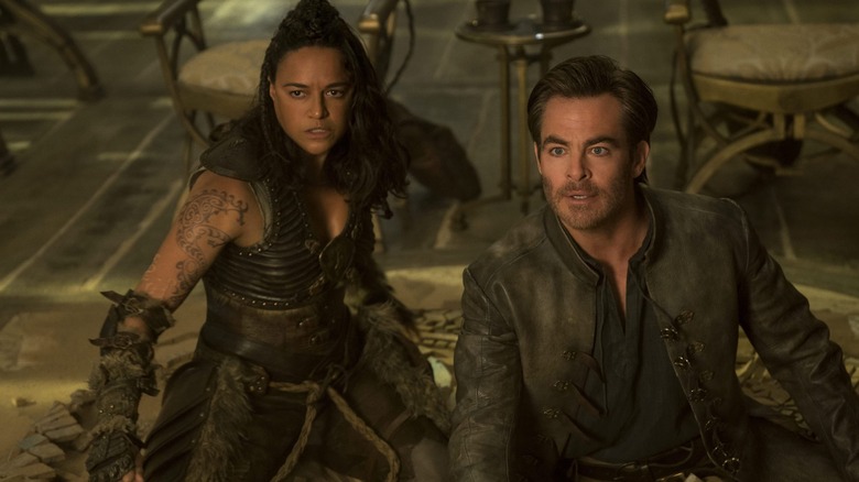 Dungeons & Dragons Honor Among Thieves Michelle Rodriguez Chris Pine