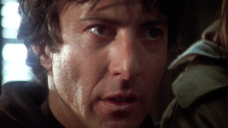 Babe Levy looking alarmed in Marathon Man