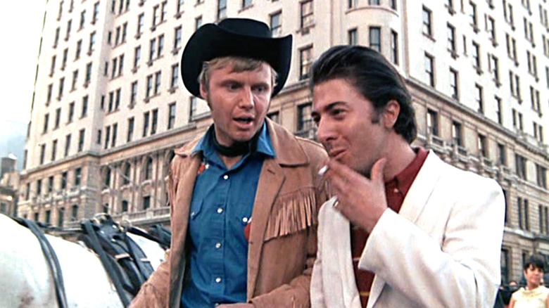 Jon Voight and Dustin Hoffman in Midnight Cowboy