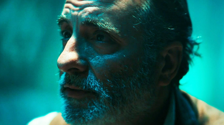 Andy Garcia's Roman is seen in closeup in Long Gone Heroes