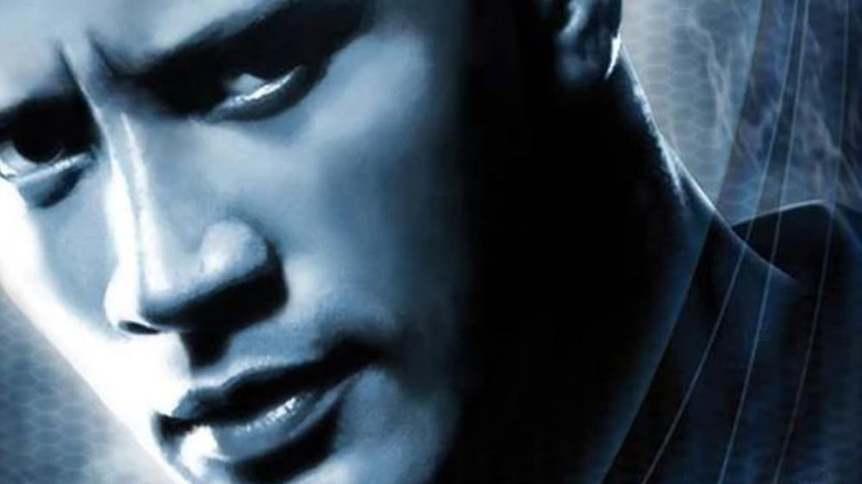 Dwayne Johnson as Alex Decker on the cover of SpyHunter: Nowhere to Run