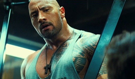 Dwayne Johnson in Pain and Gain