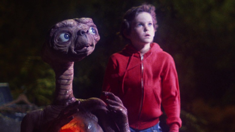 E.T. and Henry Thomas in E.T. the Extra-Terrestrial