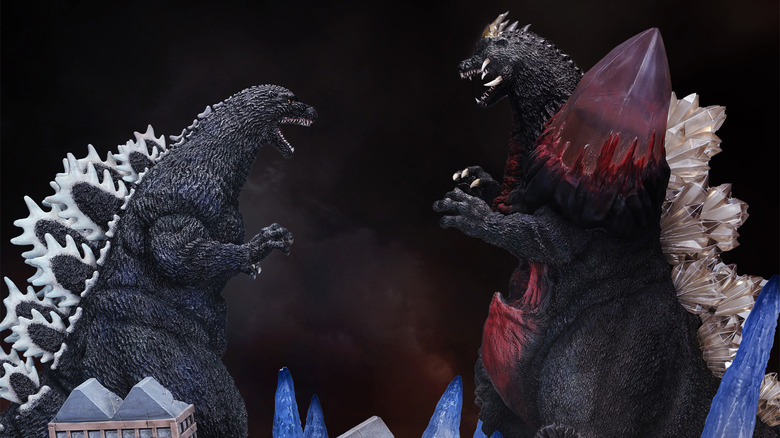 Earth-Shattering Godzilla Vs. Space Godzilla Statues Will Dominate Your ...