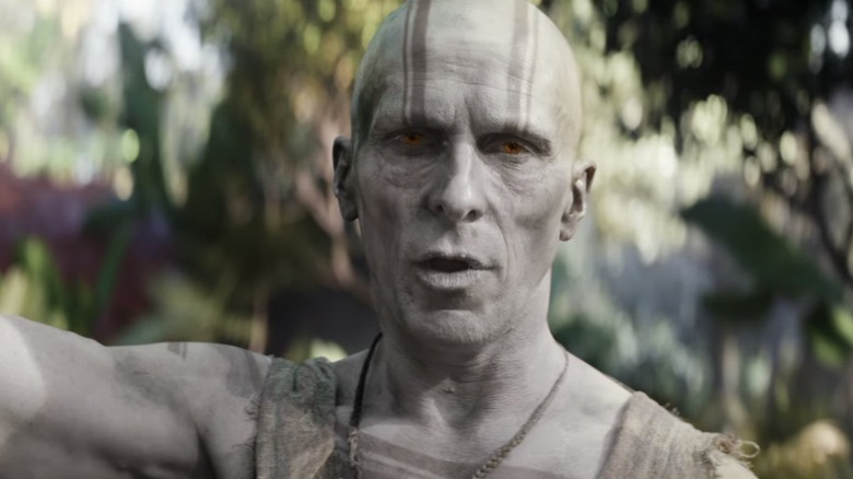 Christian Bale as Gorr in "Thor: Love and Thunder" 
