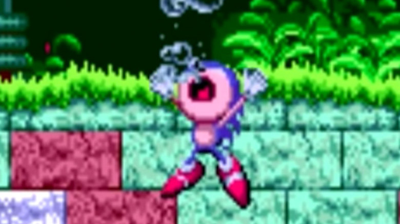 Sonic and water = not a good mix.