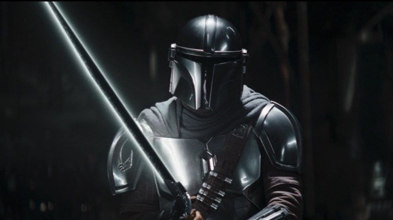 The Mandalorian in The Book of Boba Fett