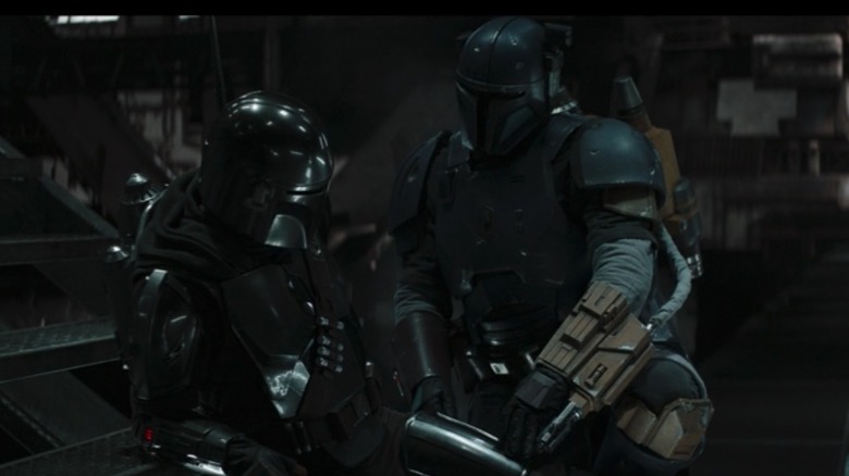 Paz Vizsla and Mando in The Book of Boba Fett