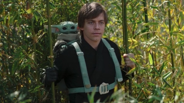 Luke and Grogu in The Book of Boba Fett