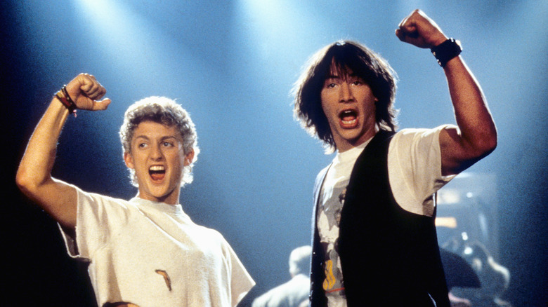 Alex Winter and Keanu Reeves in Bill & Ted's Excellent Adventure