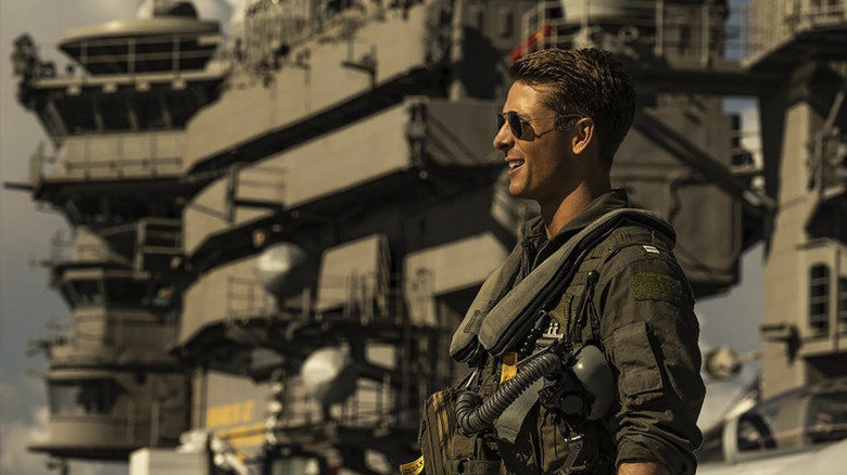 Glen Powell in Top Gun: Maverick