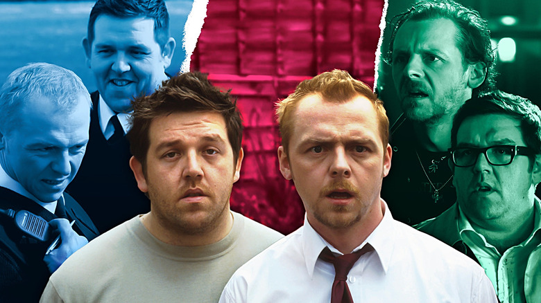 Simon Pegg and Nick Frost's characters from the Three Flavours Cornetto trilogy