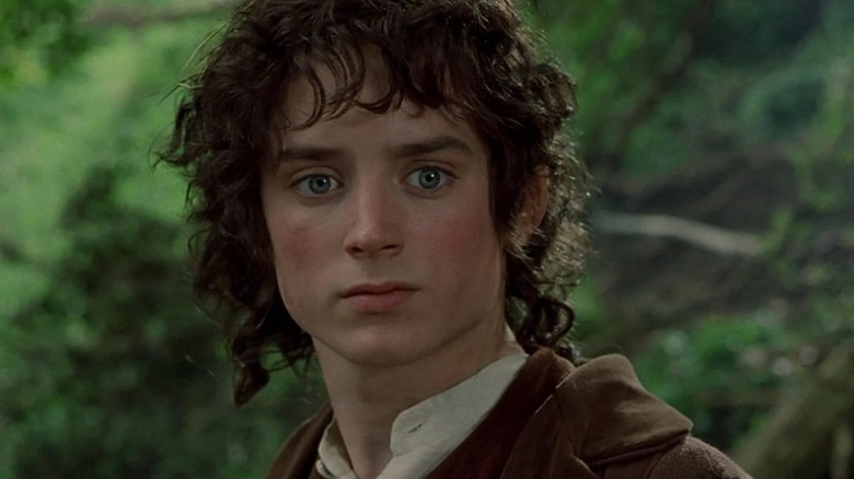 Young Frodo stares