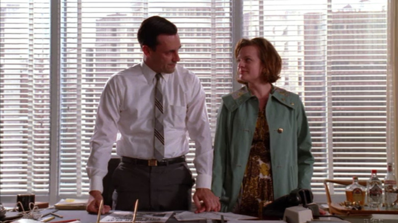 Jon Hamm, Elisabeth Moss, Mad Men