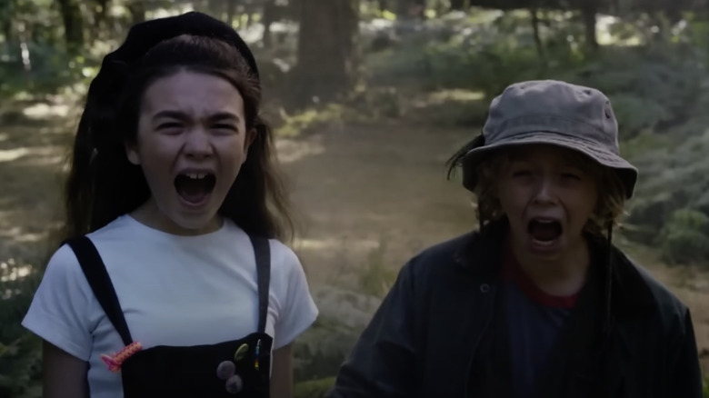Brooklynn Prince and Christian Convery in Cocaine Bear