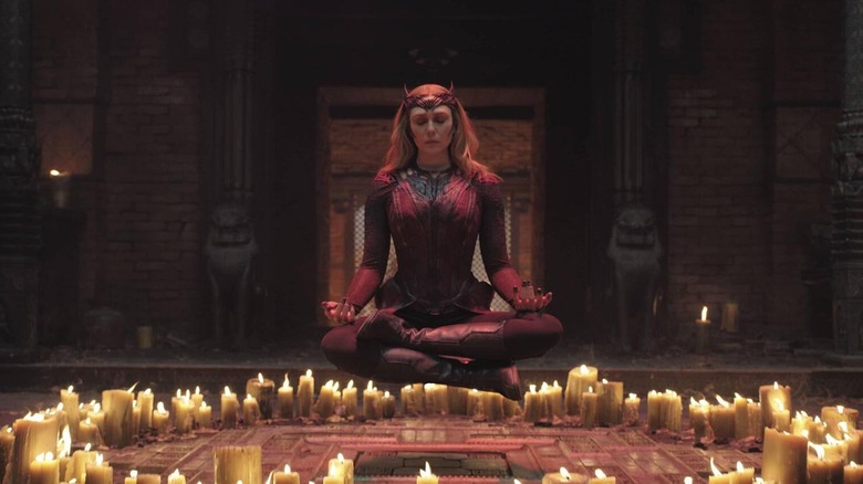 Elizabeth Olsen as The Scarlet Witch in Doctor Strange in the Multiverse of Madness