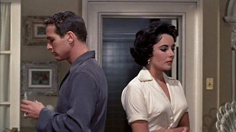 Paul Newman and Elizabeth Taylor in Cat on a Hot Tin Roof