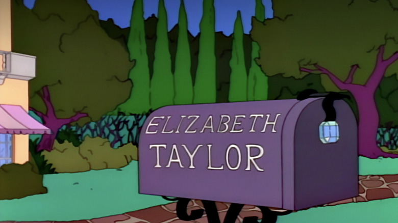 Liz Taylor The Simpsons