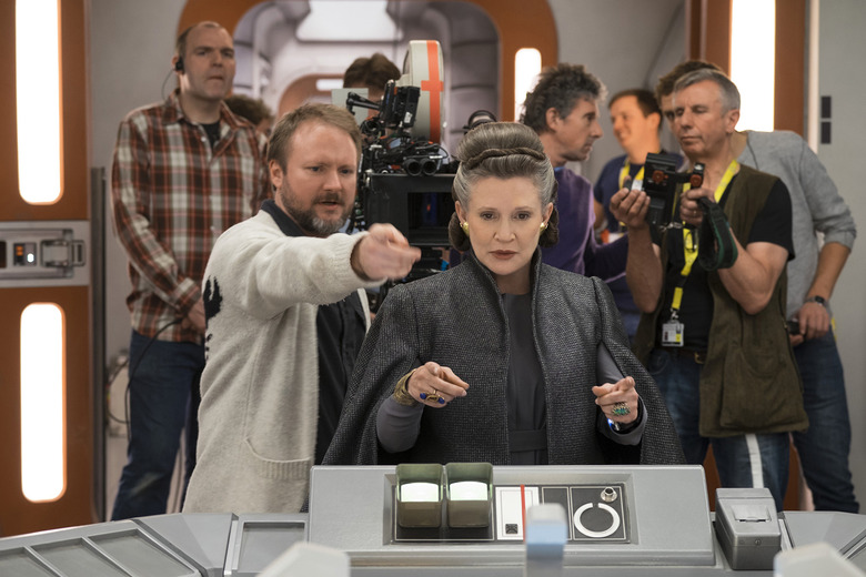 star-wars-the-last-jedi-rian-johnson-carrie-fisher