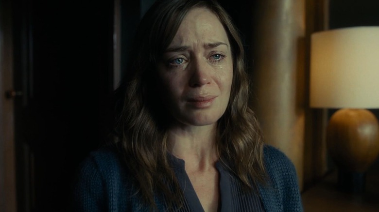 Rachel crying in The Girl on the Train