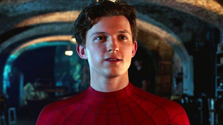Tom Holland as Spider-Man in No Way Home