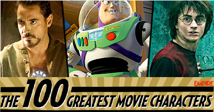 100 Greatest Movie Characters, Movies