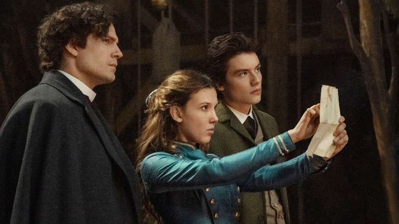 Sherlock, Enola, and Tewkesbury in Sherlock Holmes 2