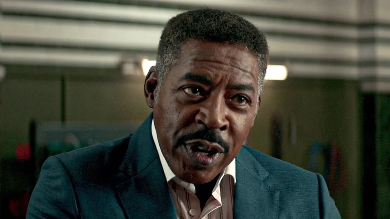 Winston wearing a suit in Ghostbusters: Frozen Empire