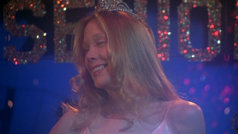 Carrie (Sissy Spacek) on stage in Carrie