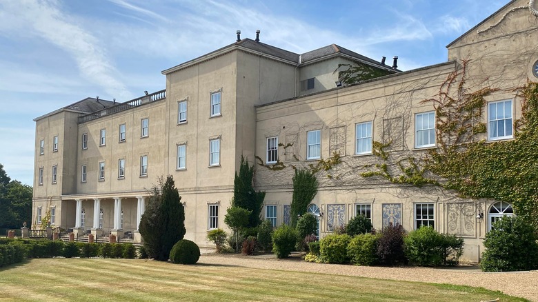 Side of the Down Hall Hotel