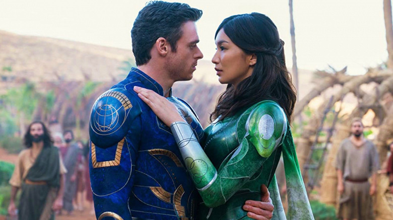 Ikaris and Sersi embrace in Eternals