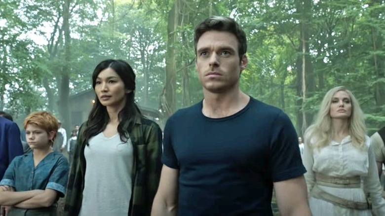Eternals stand in the forest