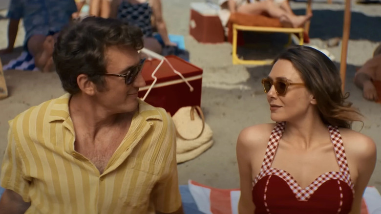 Larry and Joan enjoy a day at the beach in Eternity