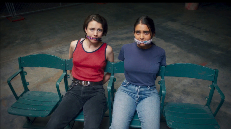 Drive-Away Dolls Margaret Qualley and Geraldine Viswanathan