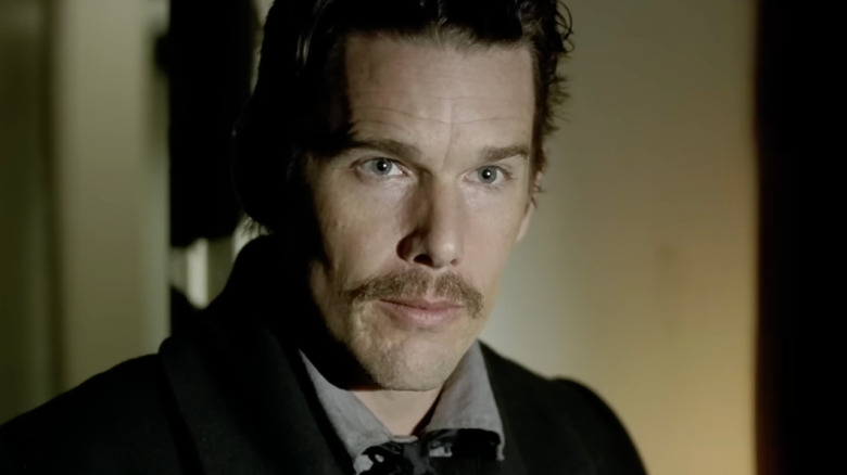 Starbuck looking attentive in a suit in Moby Dick (2011)