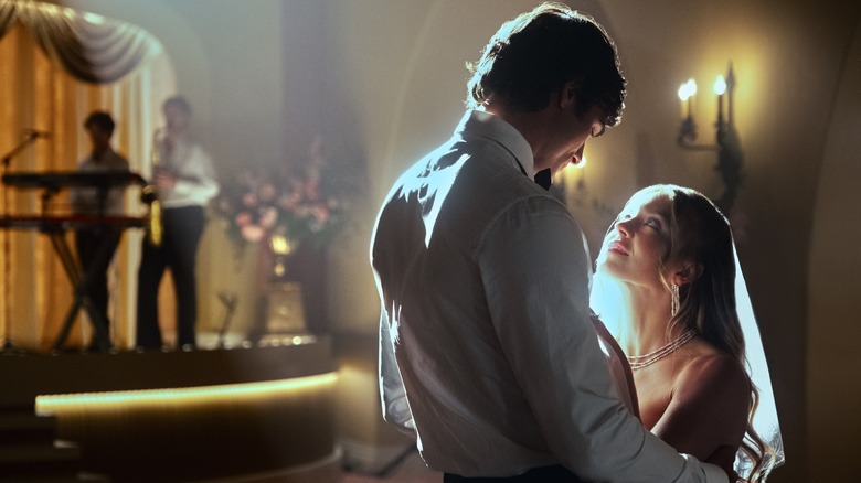 Cassie and Nate dancing at their wedding on Euphoria