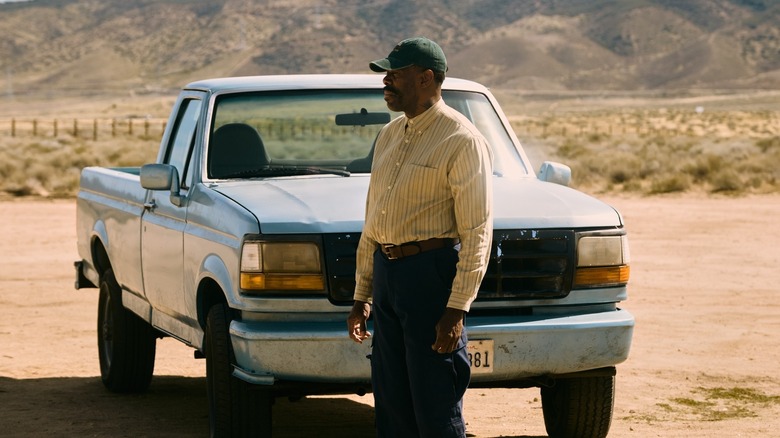 Ali (Colman Domingo) by a truck on a Texas ranch on Euphoria
