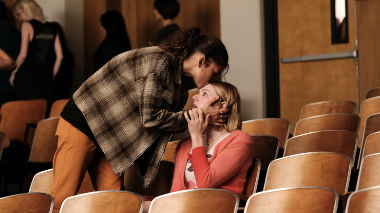 Zendaya kisses Hunter Schafer