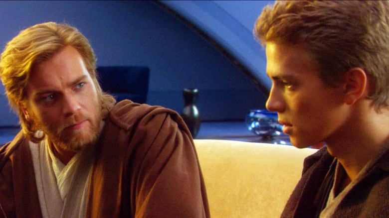 Ewan McGregor and Hayden Christensen in Star Wars: Attack of the Clones