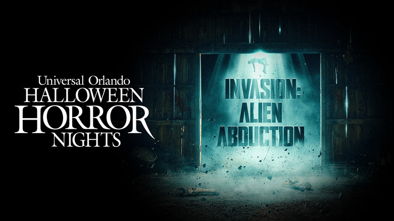 Promotional art for Invasion: Alien Abduction at Universal Orlando Halloween Horror Nights