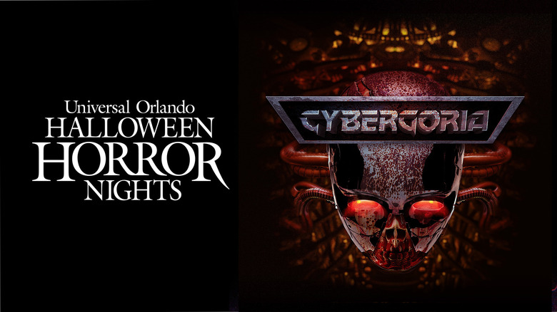 Promotional art for Cybergoria at Universal Orlando Halloween Horror Nights