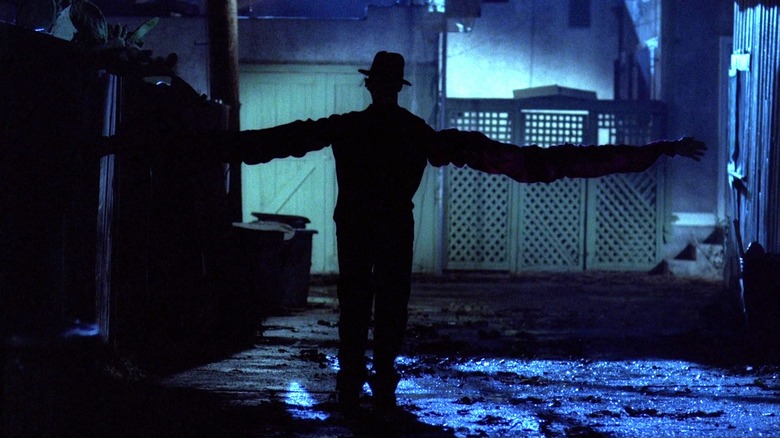 Freddy's outstretched arms from A Nightmare on Elm Street