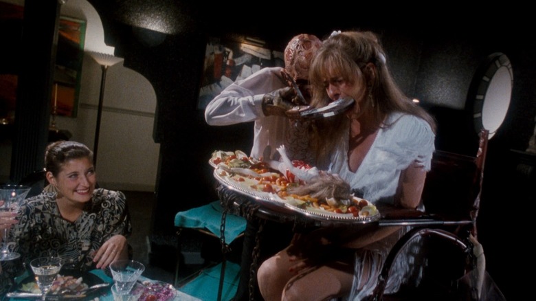 Freddy Krueger force feeds Greta
