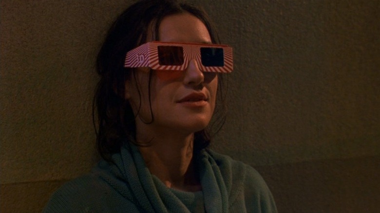 Maggie wears 3d glasses in The Final Nightmare