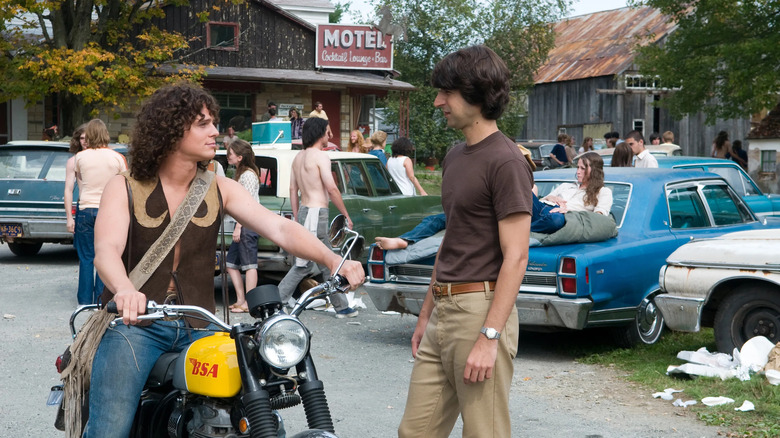 Jonathan Groff and Demetri Martin 