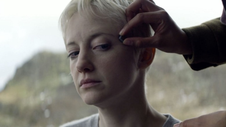 Andrea Riseborough memories checked Black Mirror