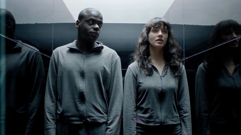 Daniel Kaluuya in lift Black Mirror