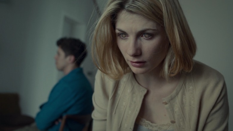 Jodie Whittaker accessing memories Black Mirror