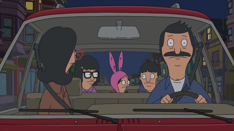 Bob drives, Linda looks at the kids